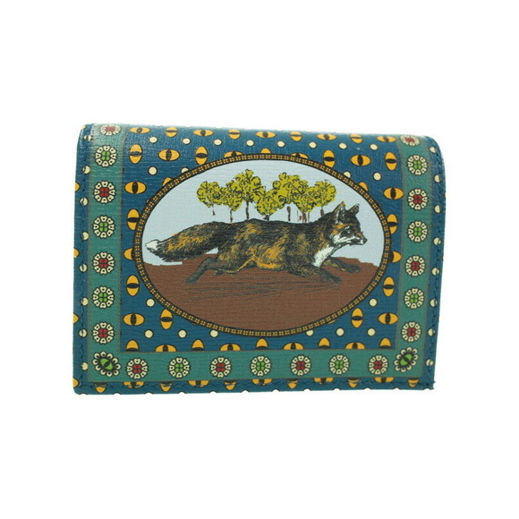 Gucci Fox Bifold Wallet Garden - Picture 1 of 5
